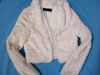 Adult Female Costumes to Hire - White fluffy jacket - SMALL